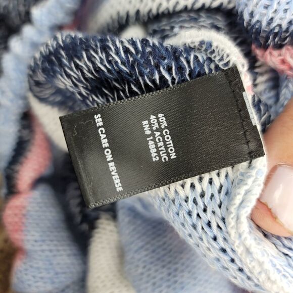 Torrid slouchy sweater open knit drawstring hem - Picture 7 of 8